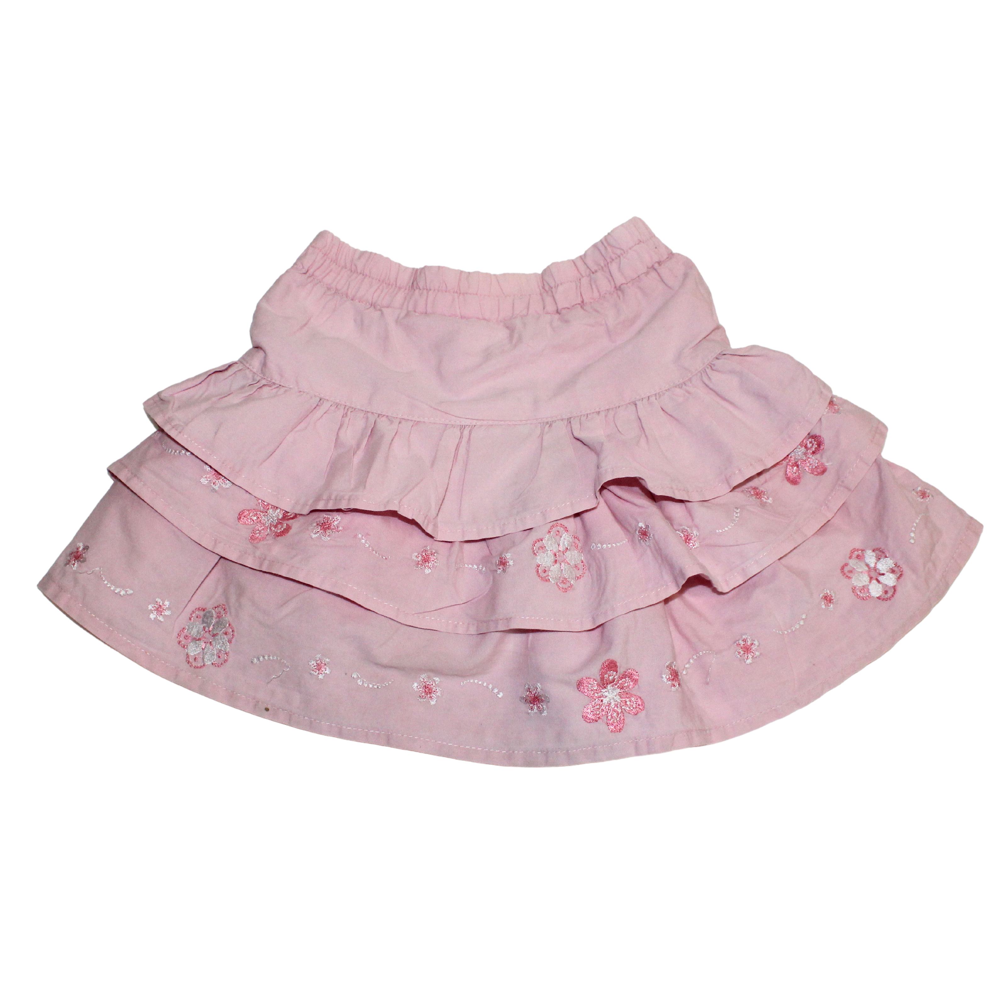 Pink Tiered Skirt