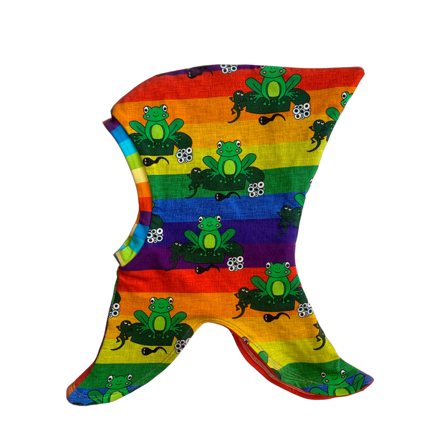 Balaclava - Rainbow Frogs - 9-18 Months