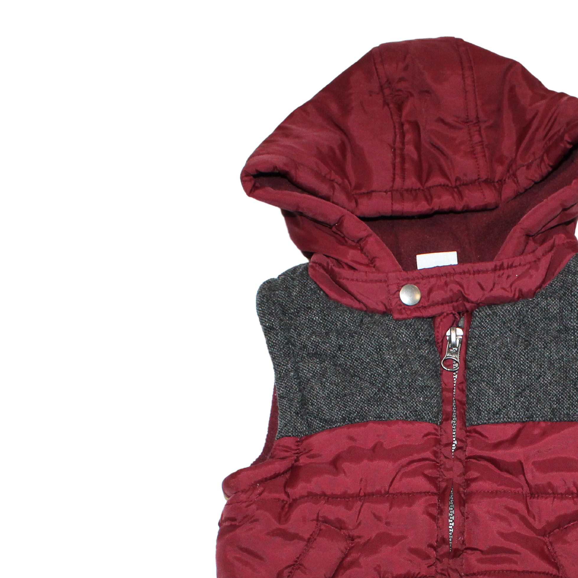 Red and Tweed Gillet