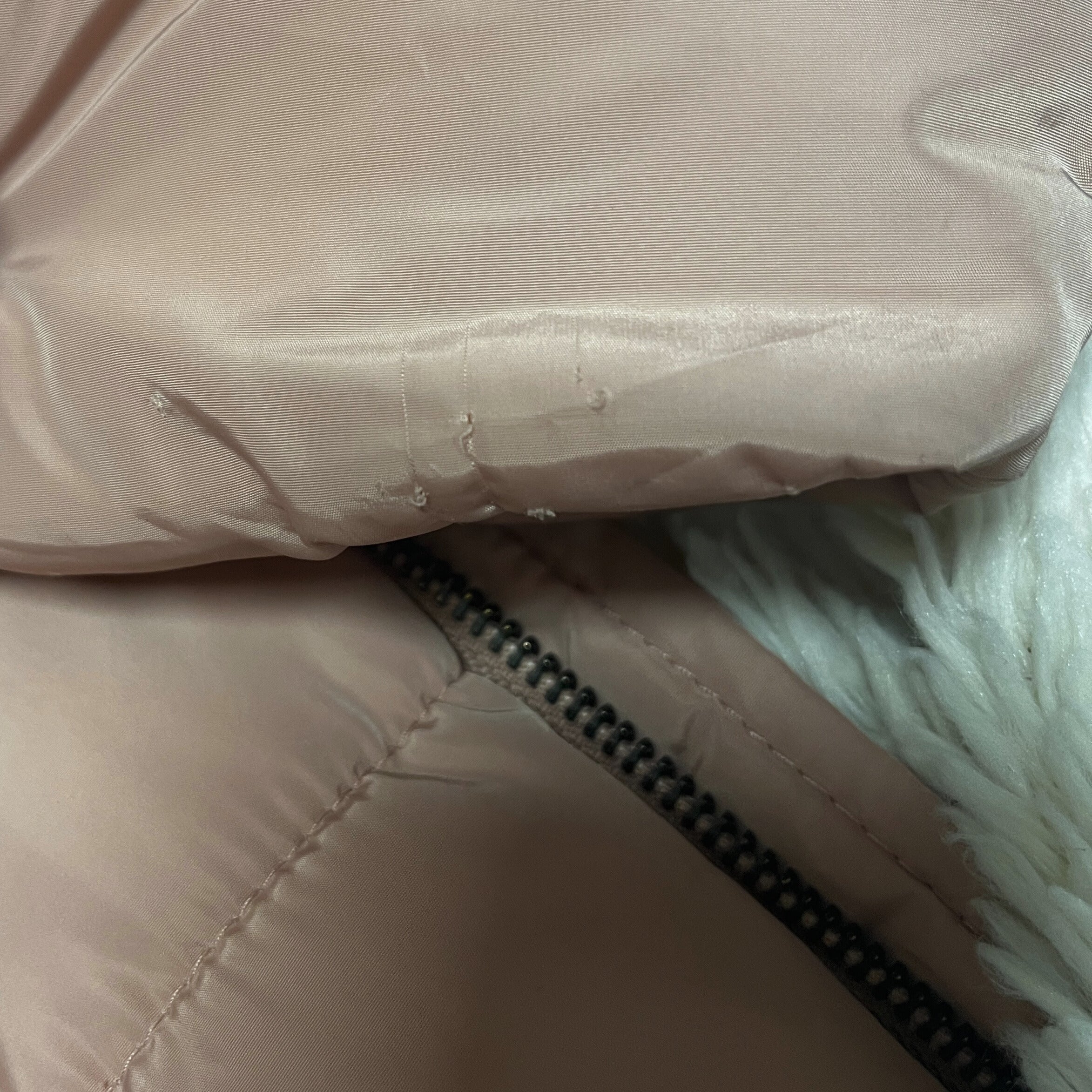 Pink Puffa Long Length Coat