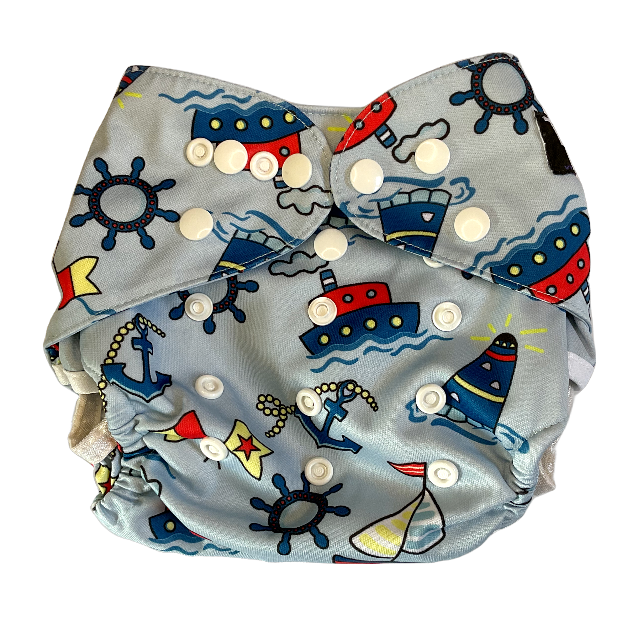 Birth to potty Wrap - nautical