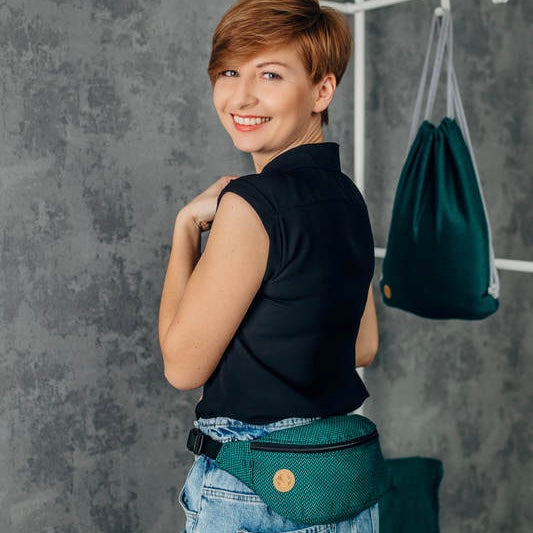 Waist Bum Bag - Small Emerald