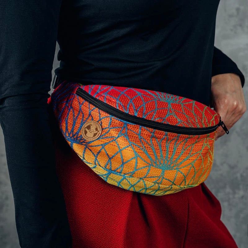 Waist Bum Bag - Small - Rainbow Lotus