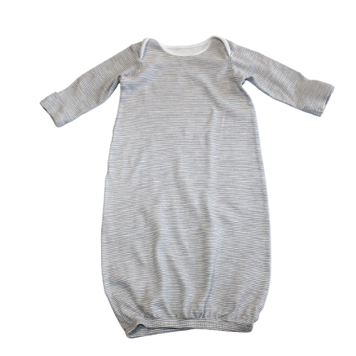 Striped Baby Gown