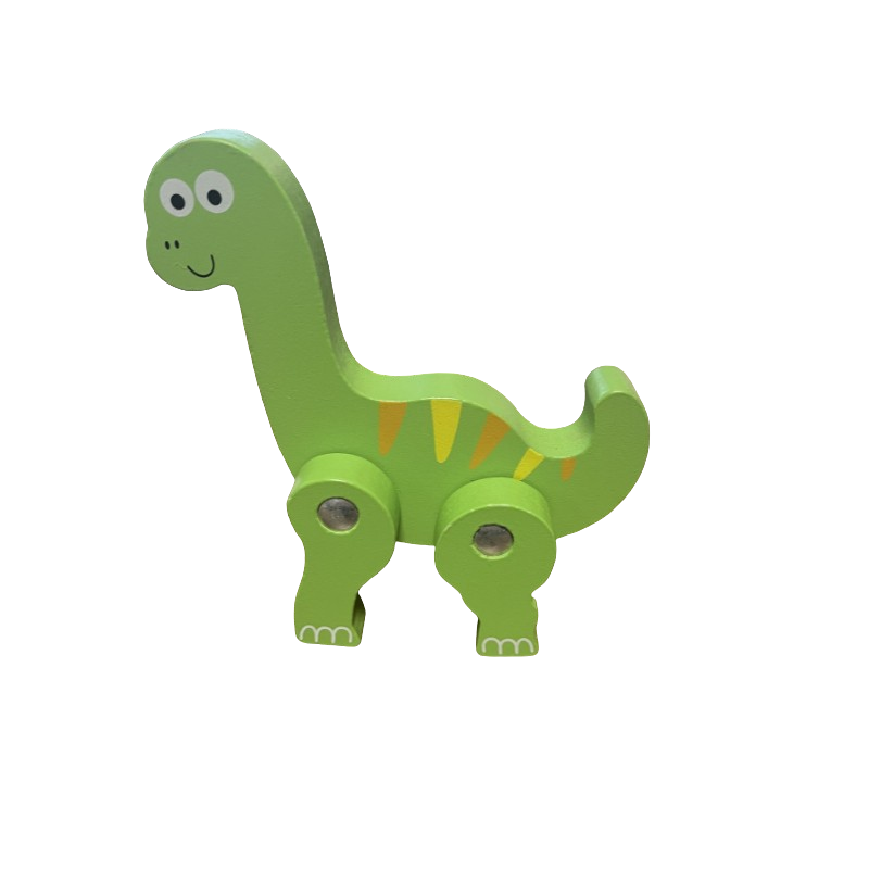 Posable Wooden Dinosaur