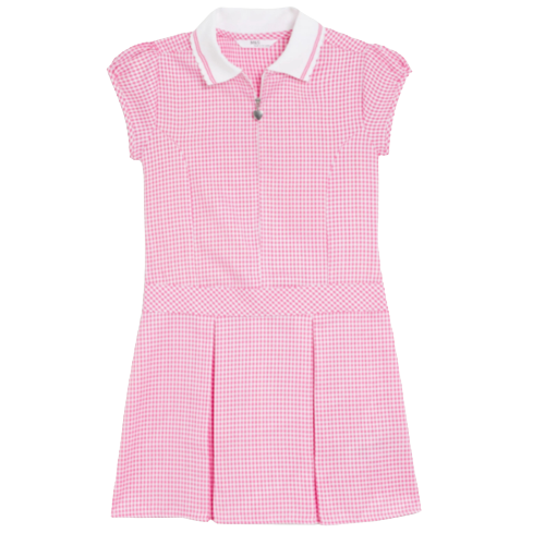 Pink Gingham Summer Dress