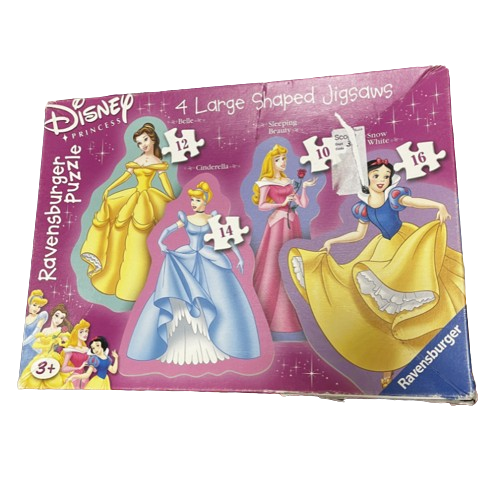 4 Large Disney Princess Puzzles
