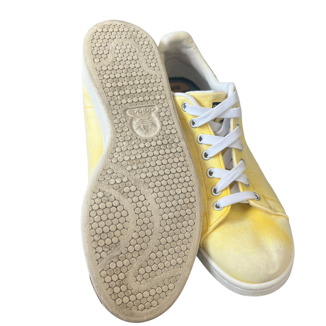 X Pharrell Williams HU Holi Yellow Trainers