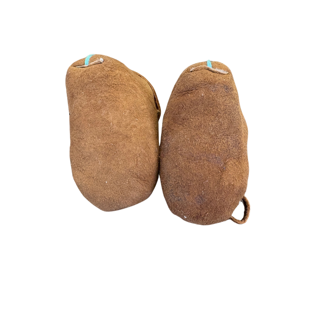 Animal Print Sheepskin Moccasins