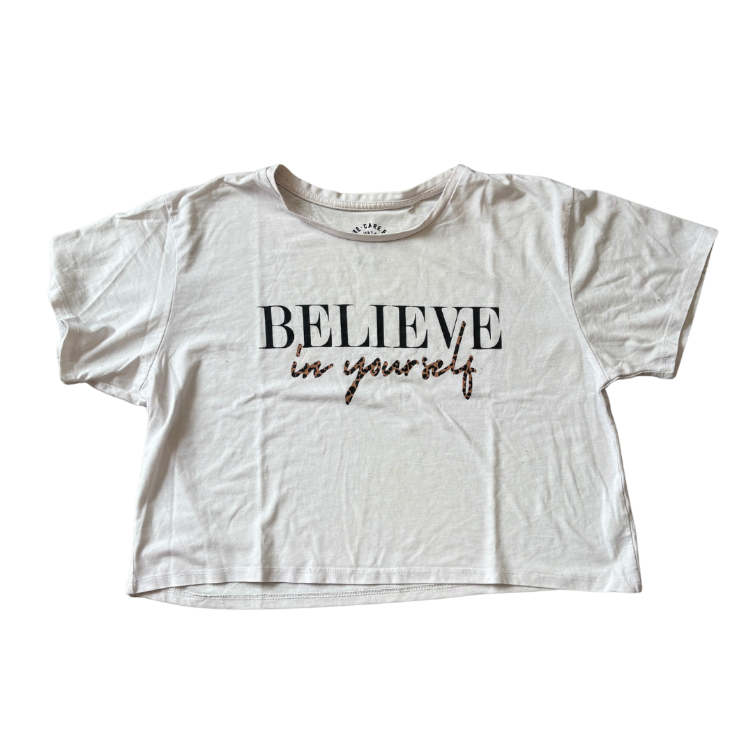 Believe in Yourself Cropped Tee product image by George