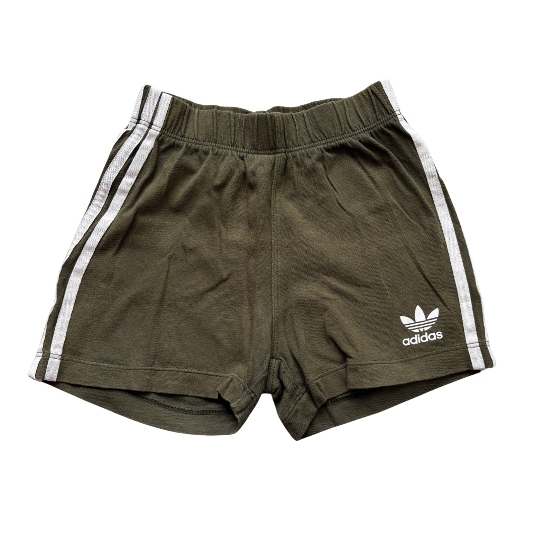 Khaki 3 Stripe Shorts product image by Adidas