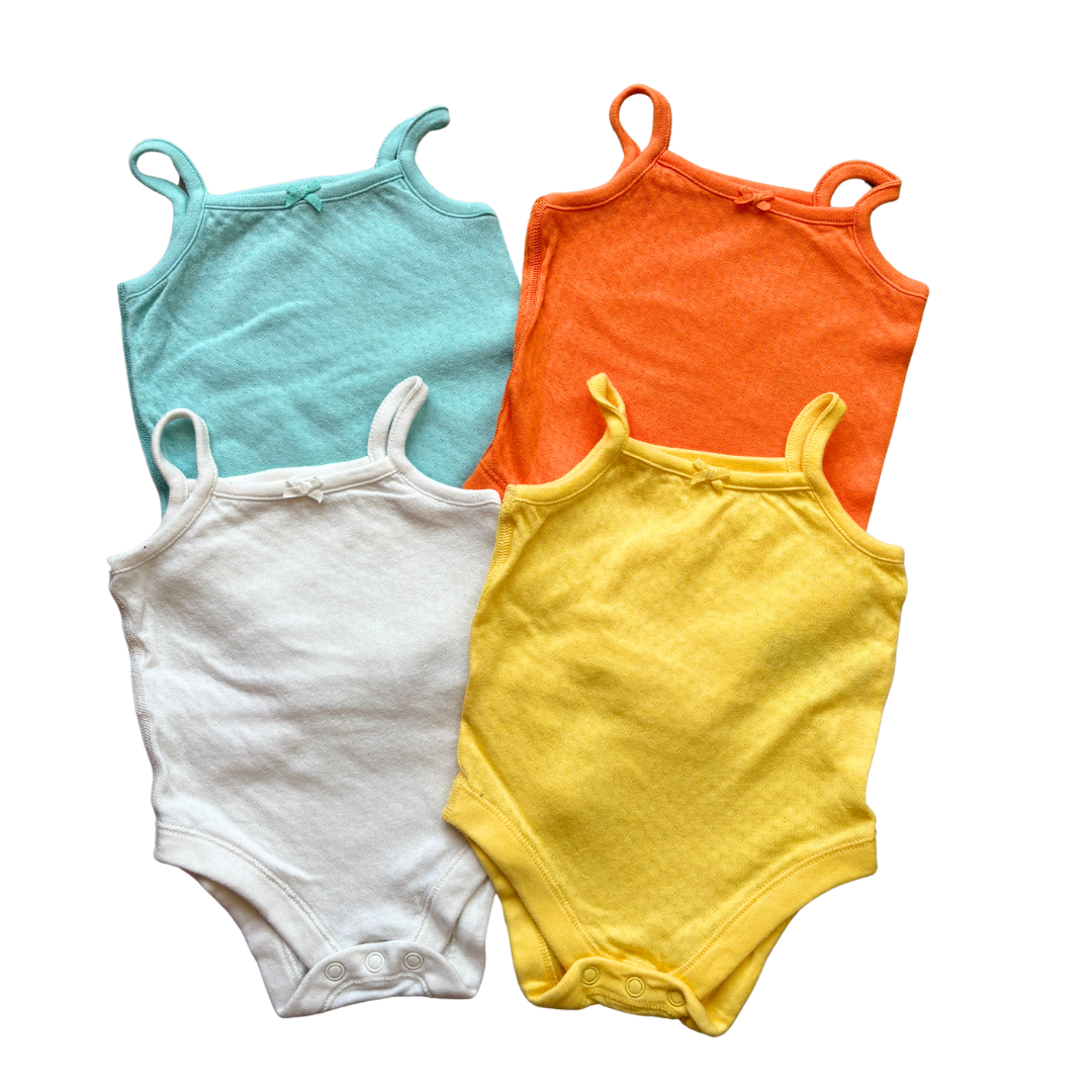 Bright Strappy Vests x4 product image by Marks & Spencer