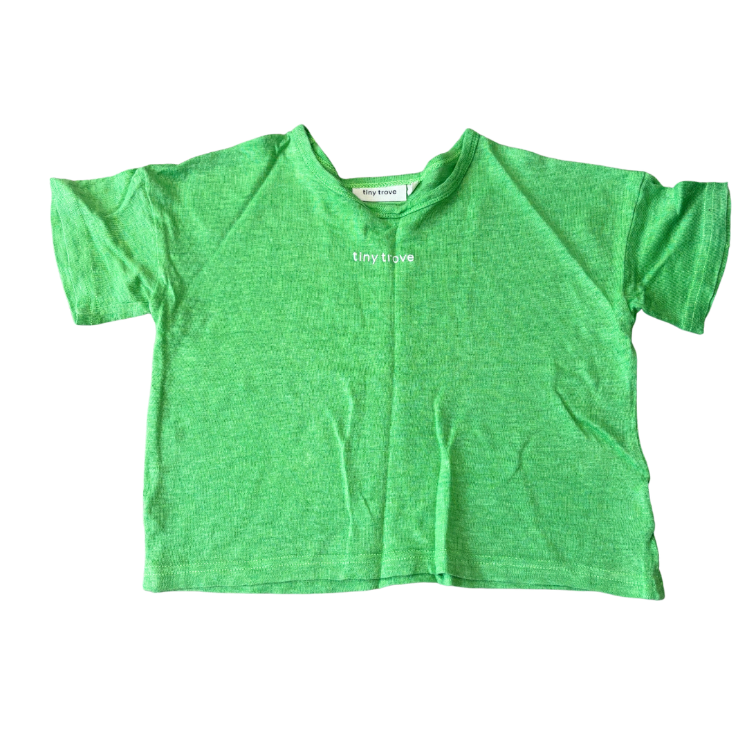 Aria Linen Logo Tee product image by Tiny Trove