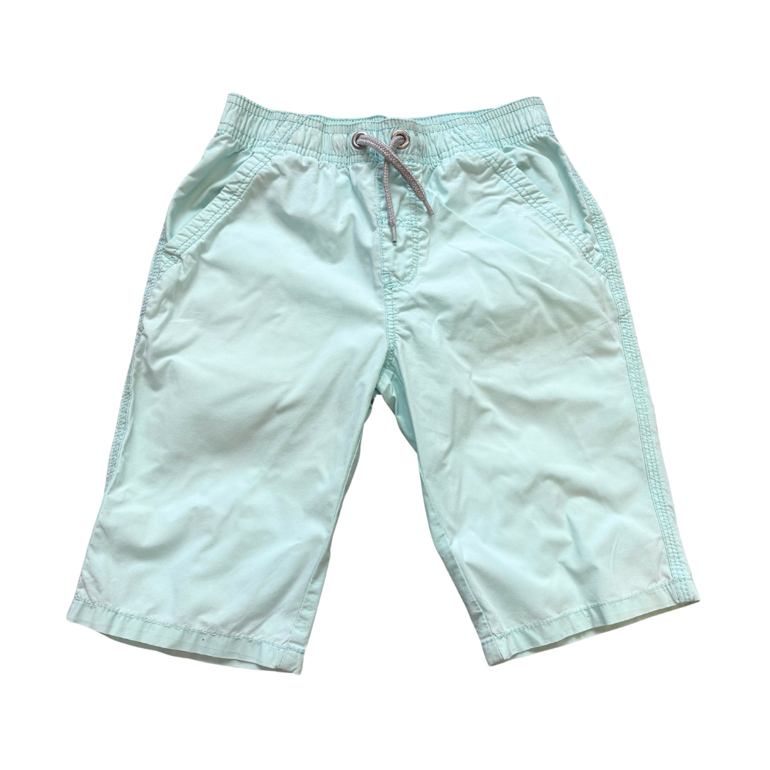 Pale Blue Cotton Shorts product image by Tu