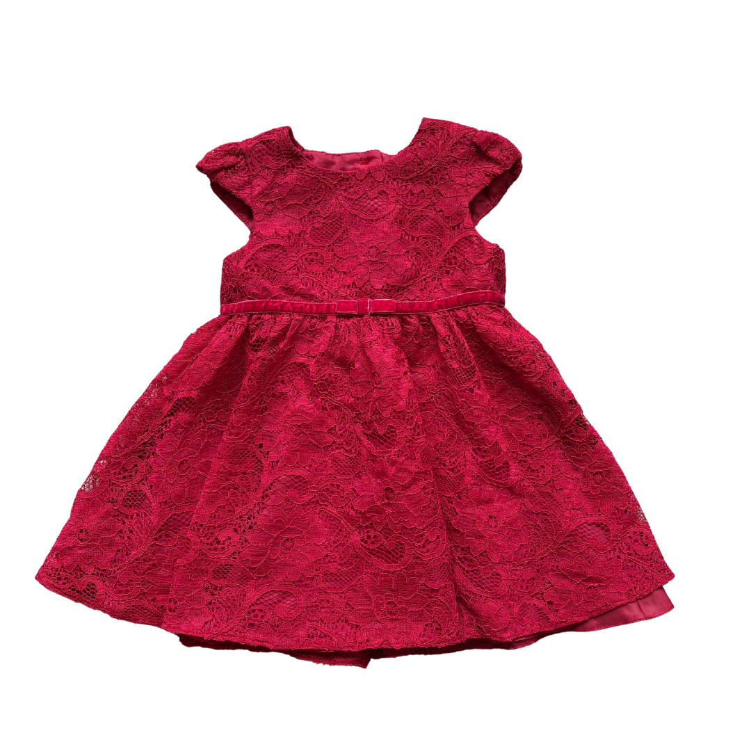 Red Lace Dress product image by George