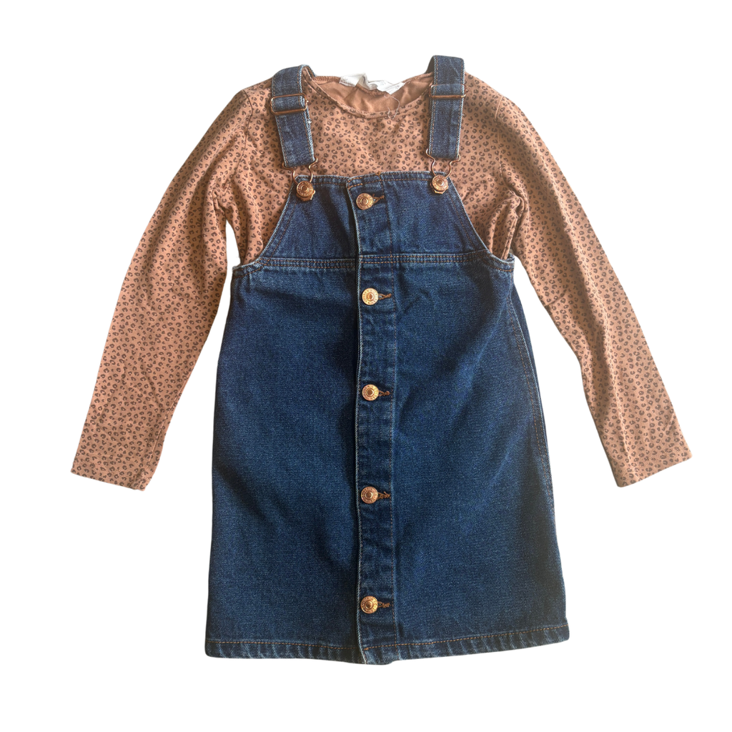 Primark Leopard Print Denim Pinafore Dress – 2nd Lyfe C.I.C
