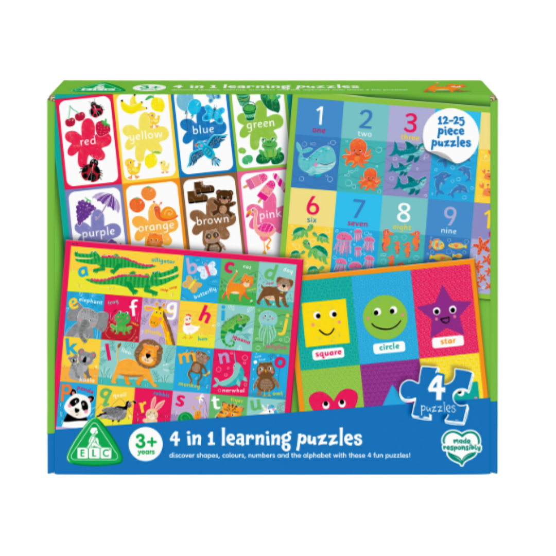 4 In 1 Learning Puzzles product image by Early Learning Centre