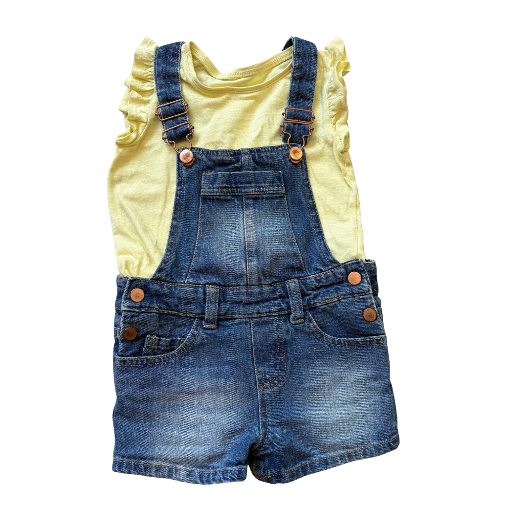 Shortie Dungarees product image by Peacocks
