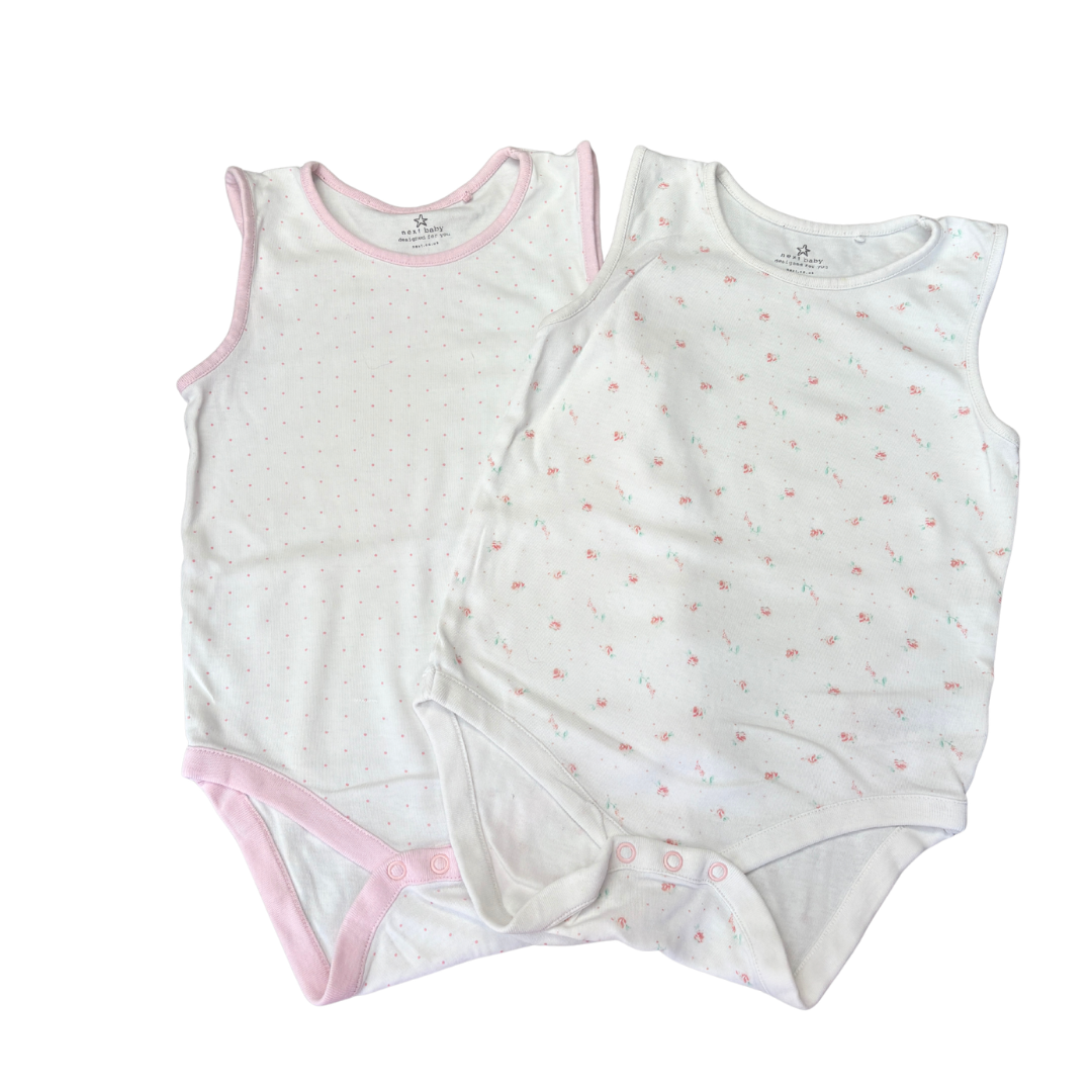 Floral/Spot Sleevless Vests x2 product image by Next