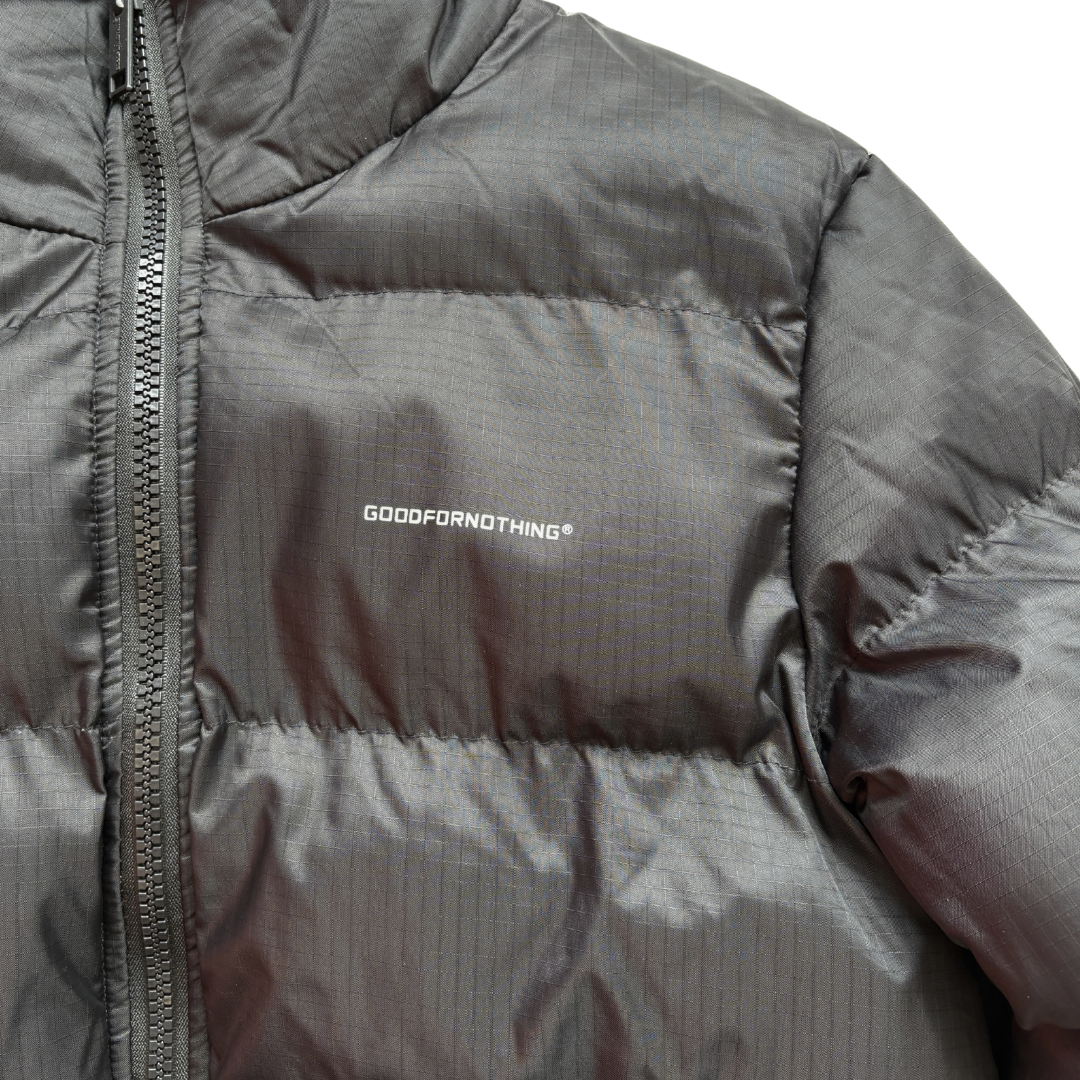 Black Puffa Coat image 2 of 2 by Good for Nothing