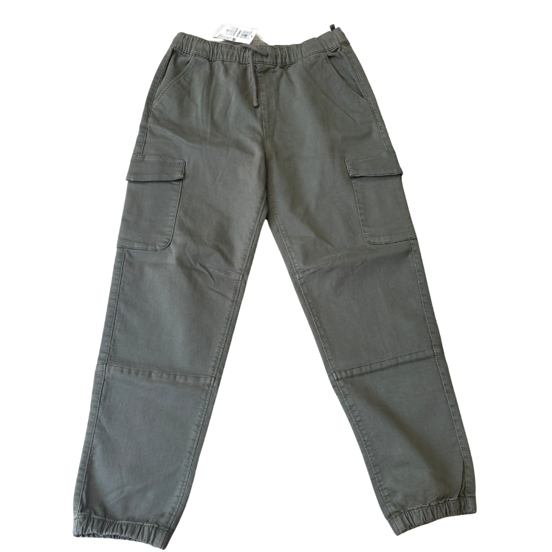 Khaki Pull On Cuffed Trousers product image by Marks & Spencer