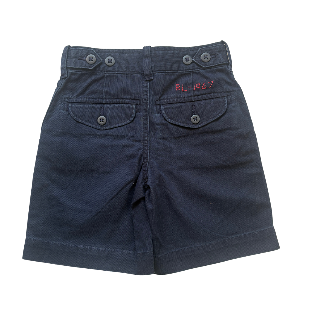 Navy Cotton Cricket Logo New York 1967 Shorts image 2 of 2 by Ralph Lauren