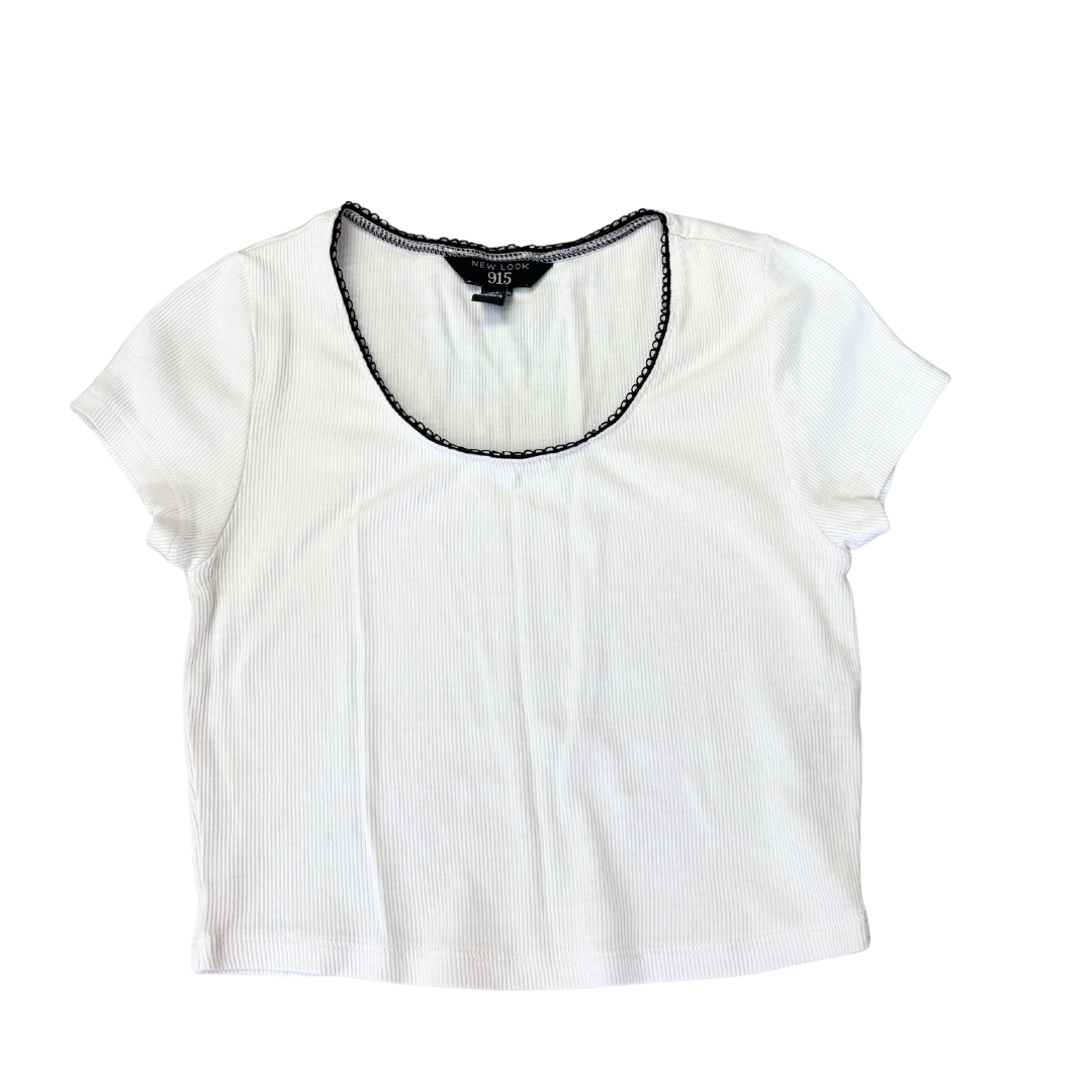 Ribbed Trim Tee product image by New Look