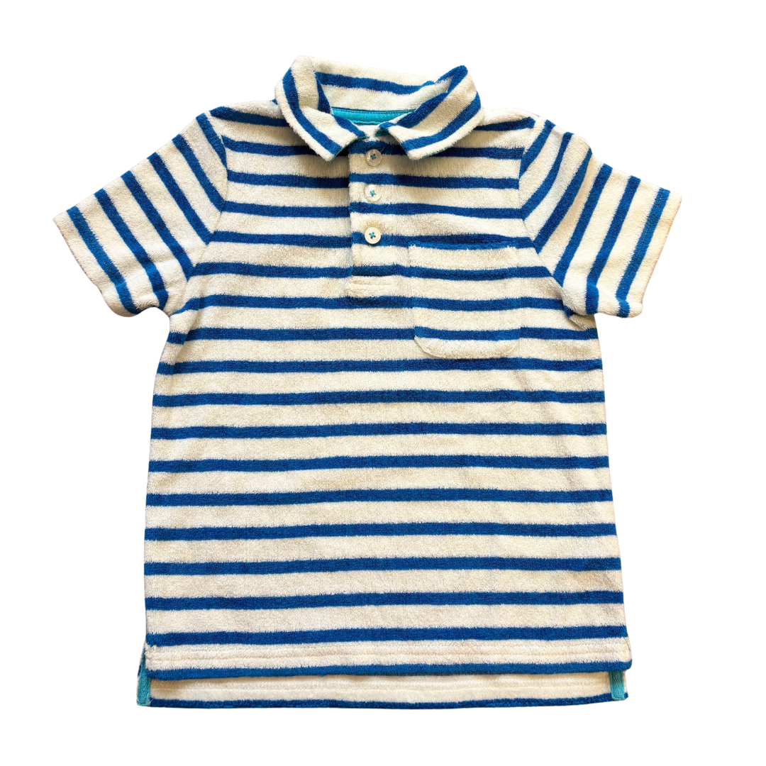 Stripe Towelling Polo Tee product image by Boden