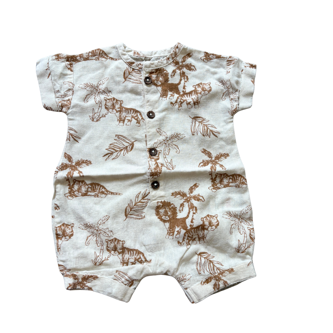 Linen Mix Romper product image by Mamas & Papas