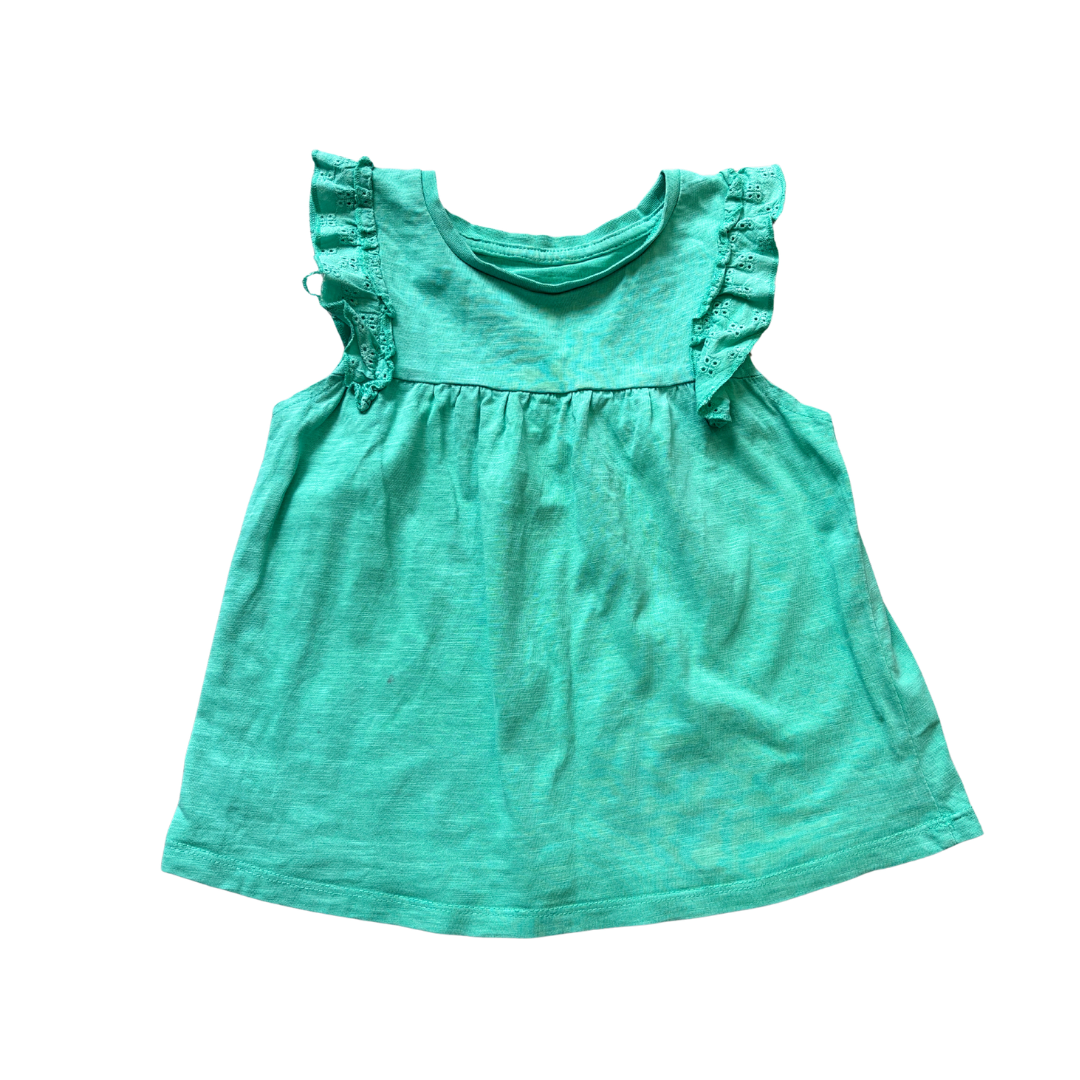 Green Frill Tee product image by George