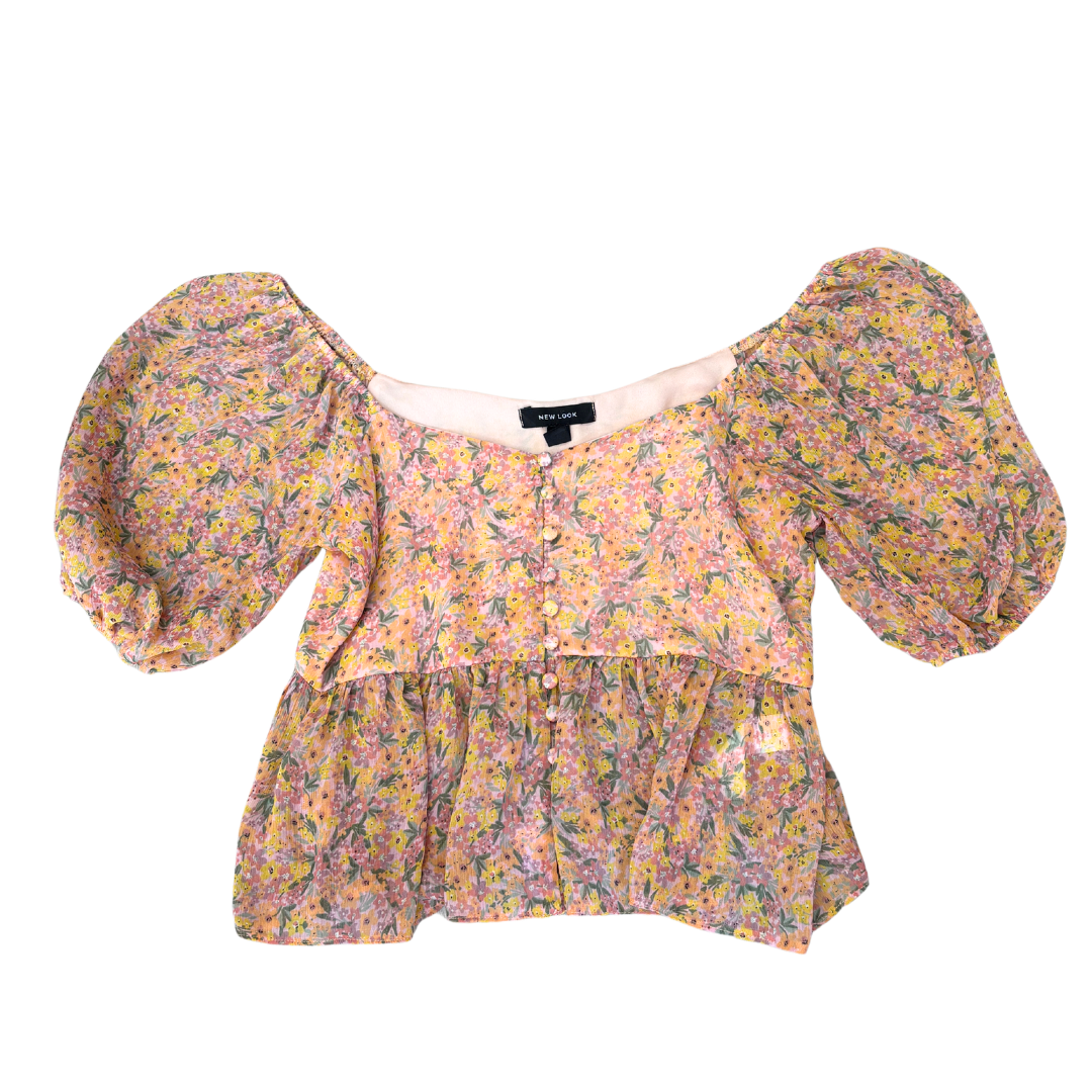 Floral Floaty Peplum Top product image by New Look