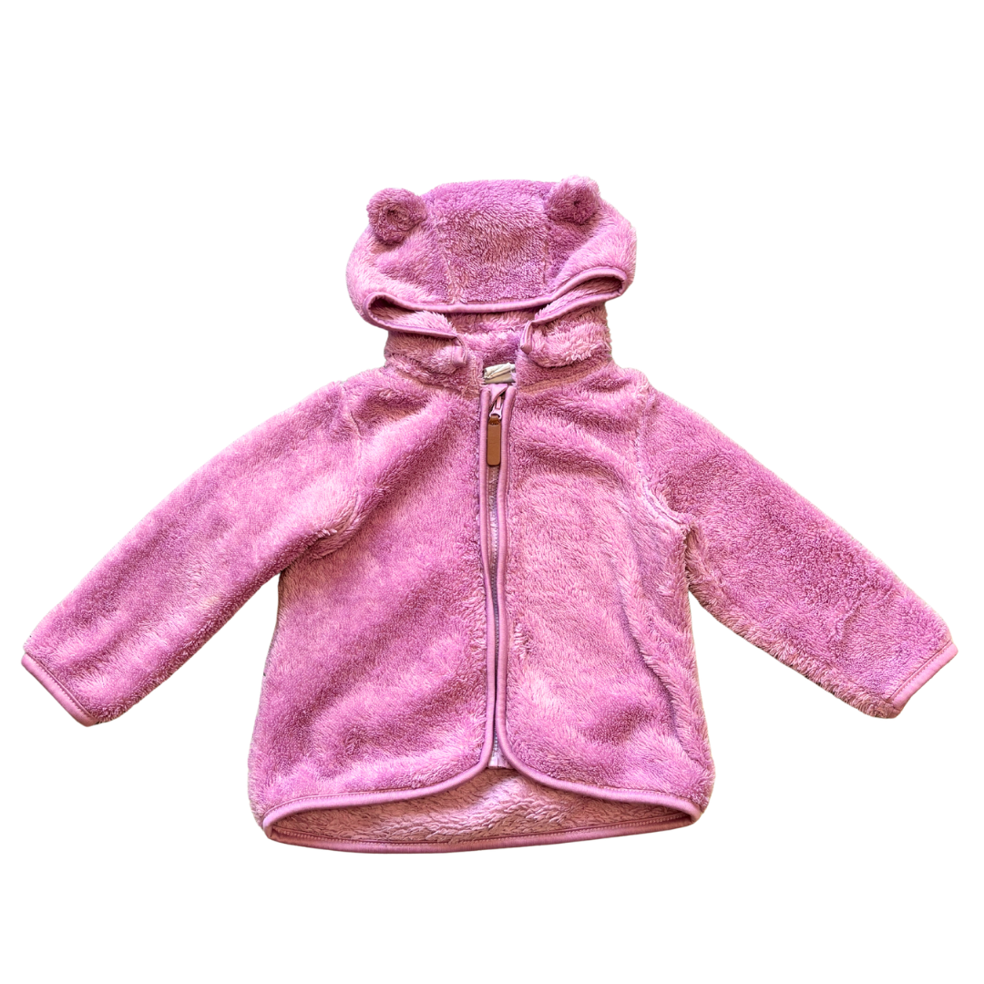 Lilac Fleece Removable Hooded Zip Up product image by H&M