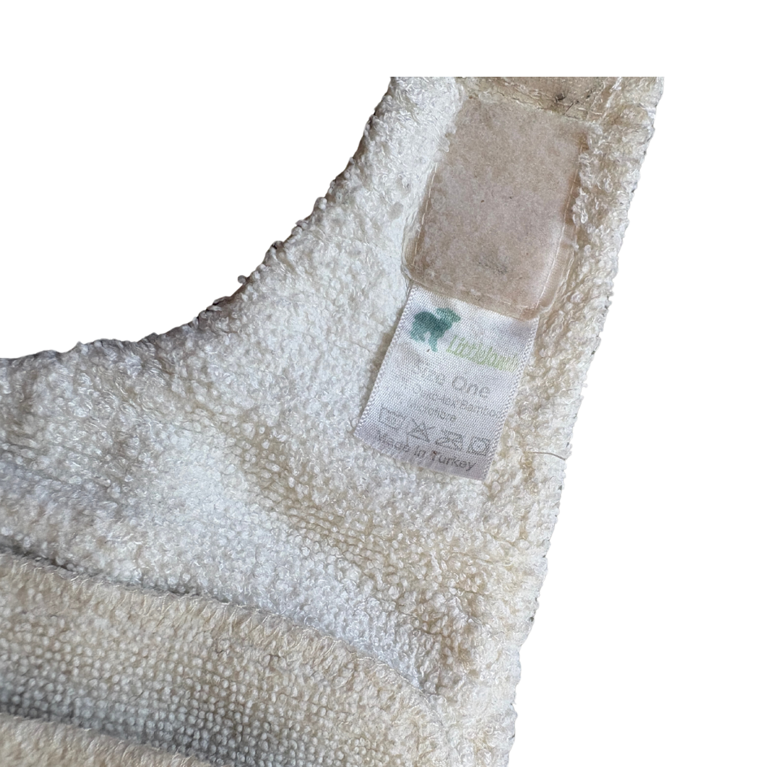 2 x Bamboo Fitted Reusable Nappies - Size One - 7/20lbs image 3 of 3 by Little Lamb