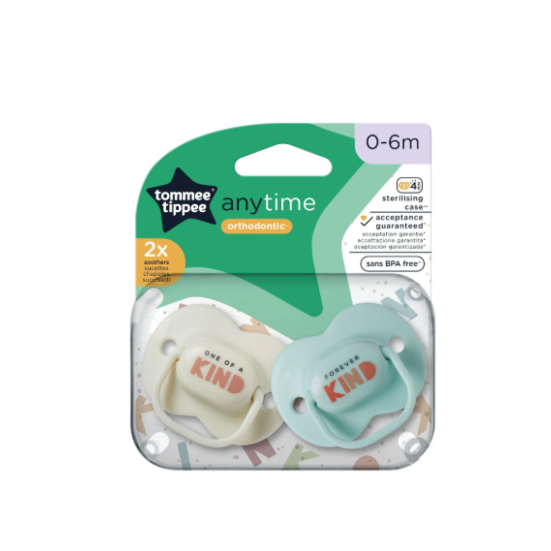 Anytime Soothers 0-6 Months product image by Tommee Tippee