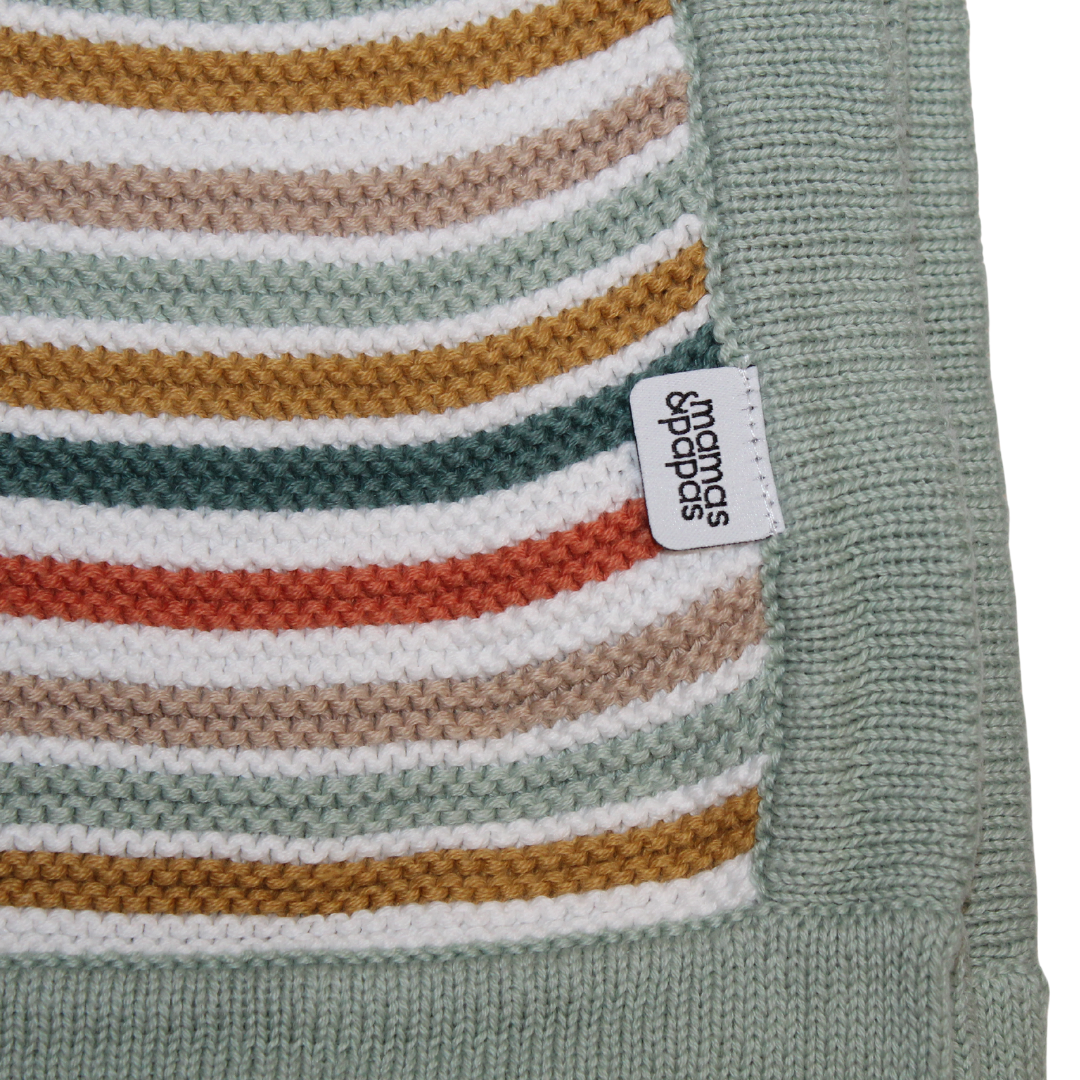 Cotton Multi Stripe Blanket