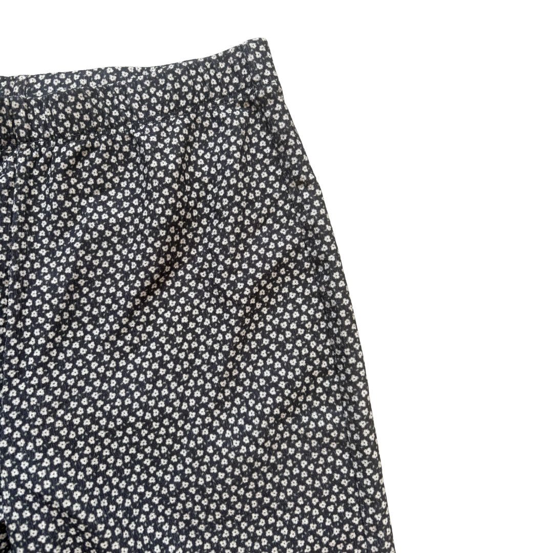 Floral Flared Trousers image 2 of 2 by Tu