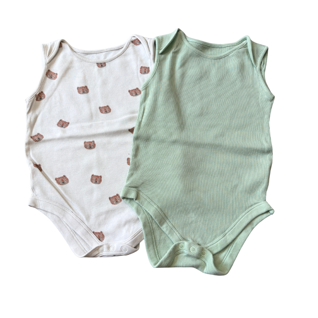 Tiger/Ribbed Vests x2 product image by John Lewis