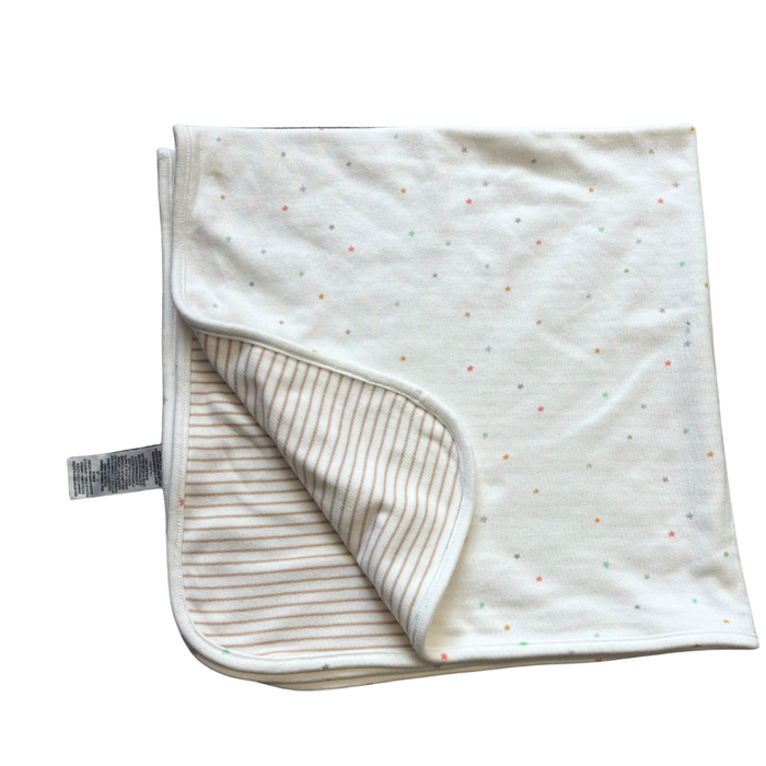 Neutral Cotton Pram Blanket