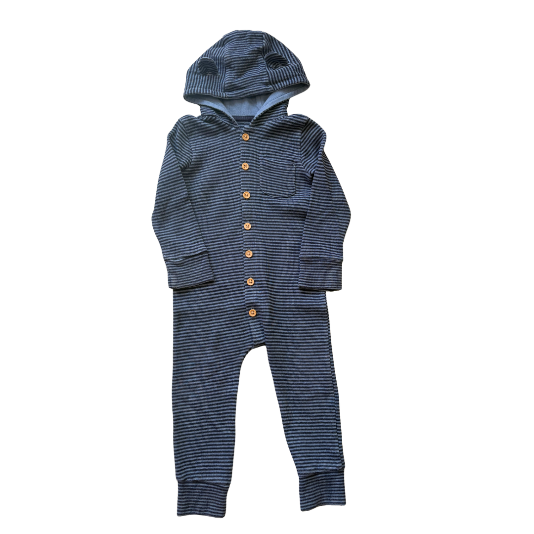 Hooded Stripe Romper product image by George