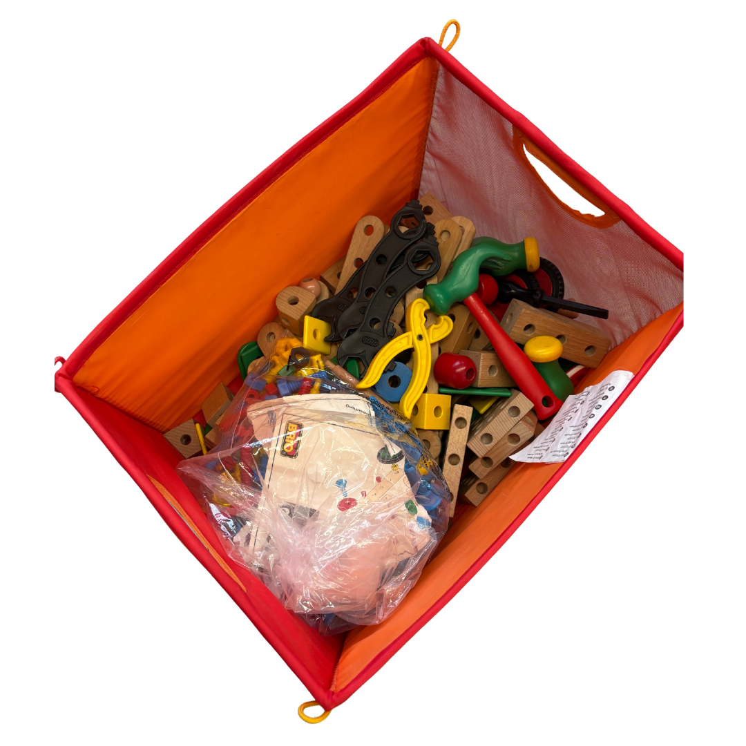 Selection of Wooden Construction Kit x 413 Pieces product image by Brio