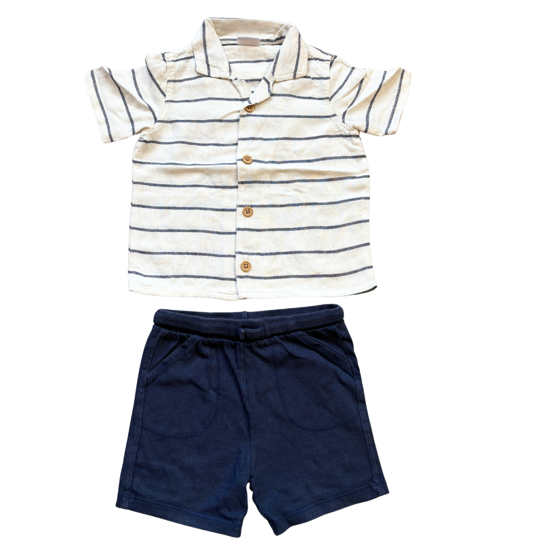 Linen Mix Summer Outfit product image by F&F