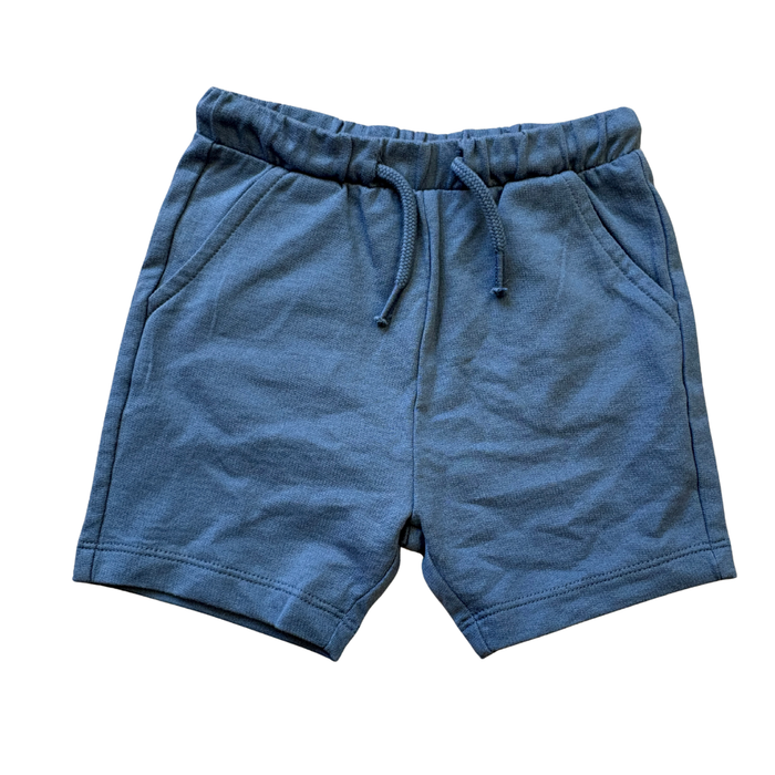 Blue Cotton Shorts