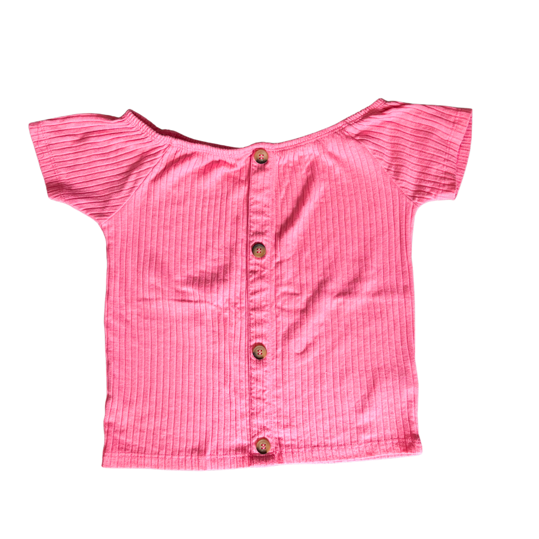 Pink Ribbed Tee product image by Primark