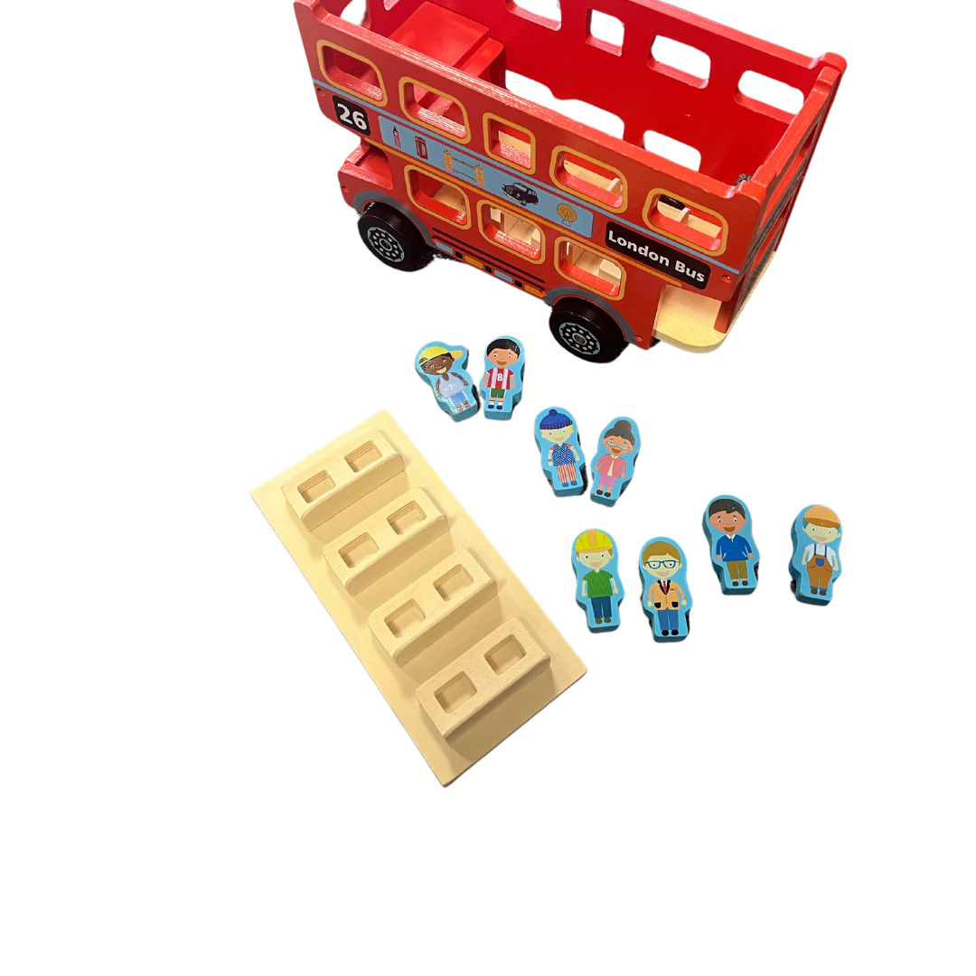 Wooden London Bus