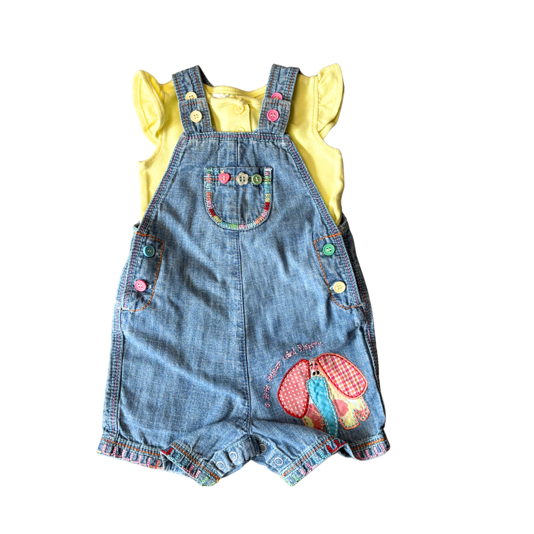 A Little Elephant Called Elspeth Dungarees product image by Next
