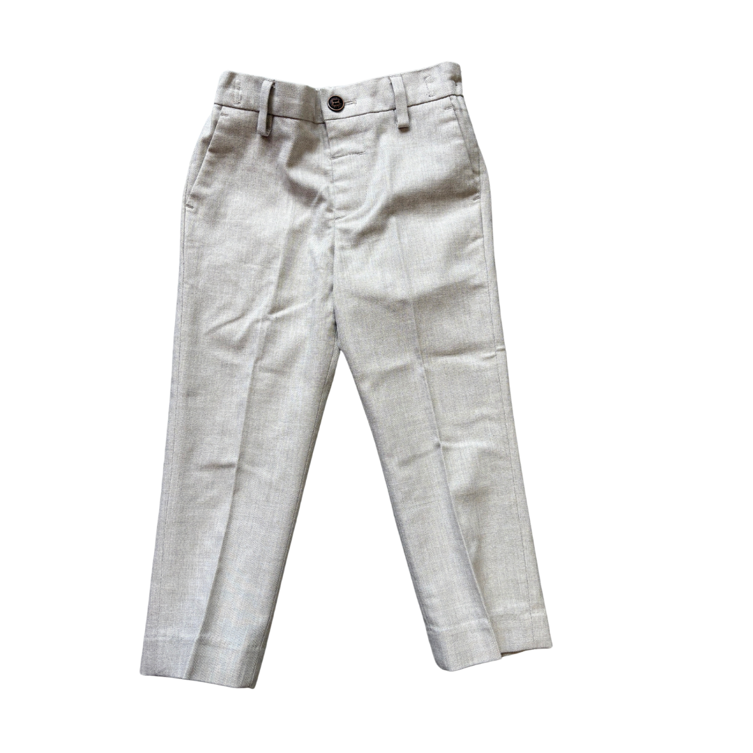 Light Linen Mix Smart Trousers product image by Next