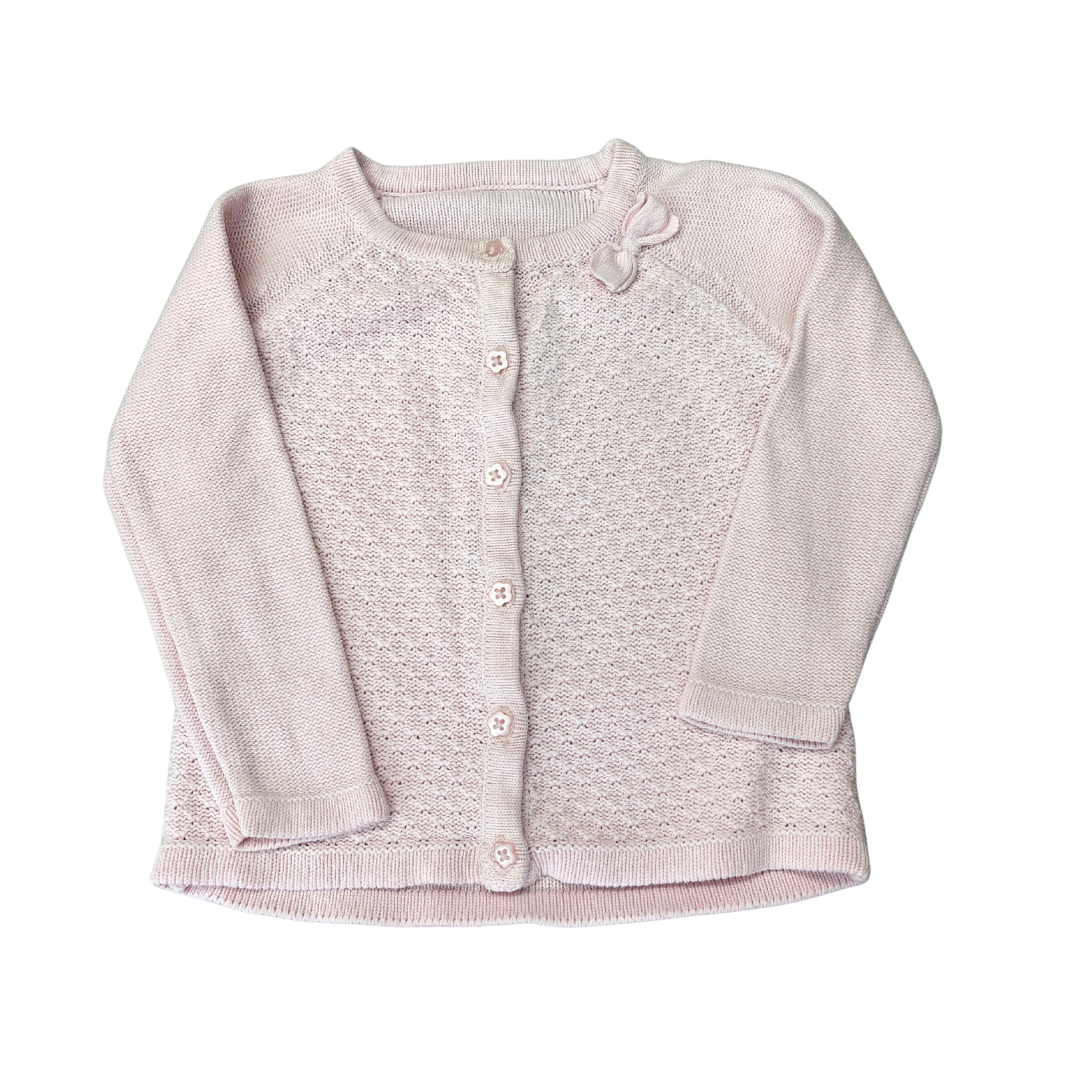 Pink Cotton Cardi product image by Nutmeg