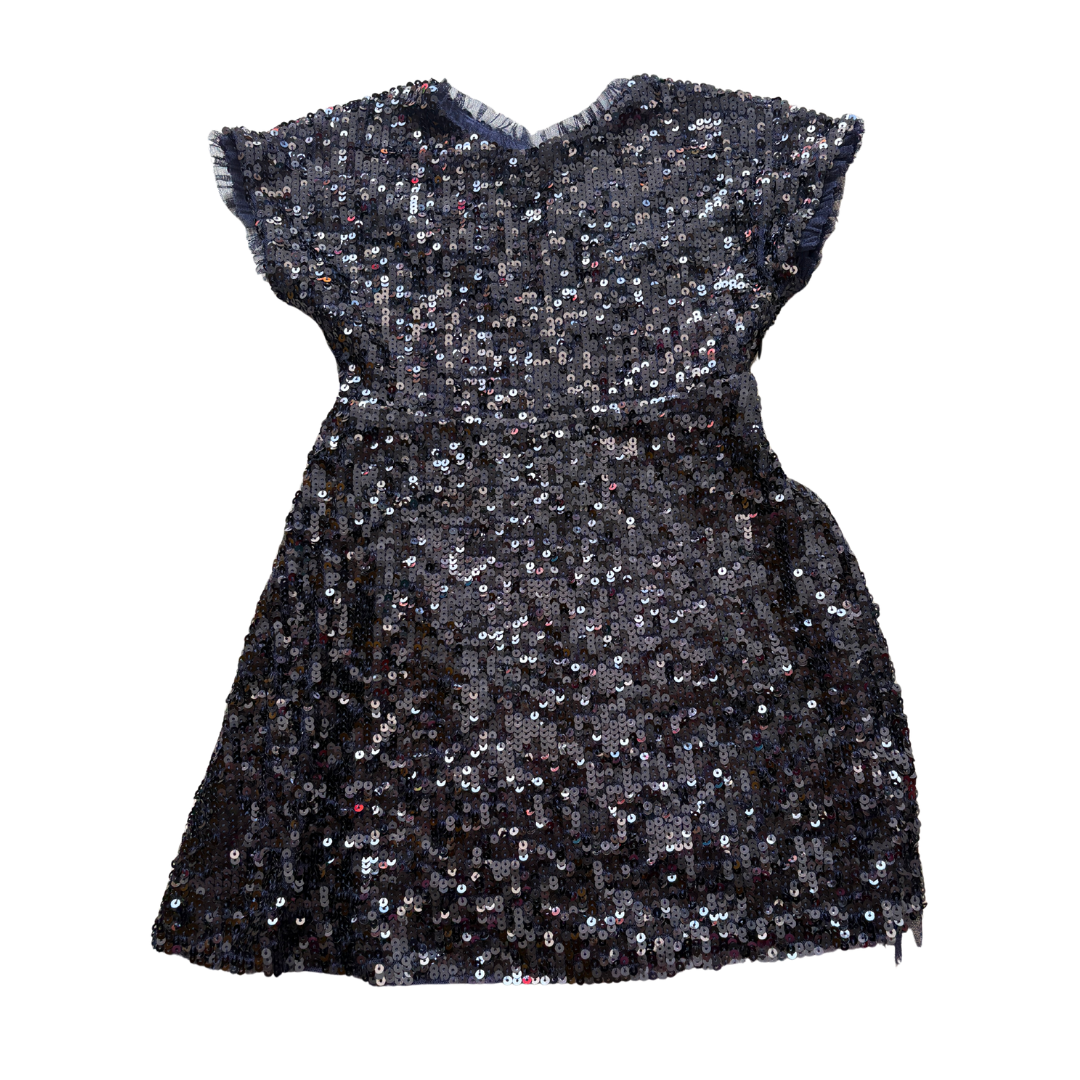Navy Sequin Dress product image by M&Co