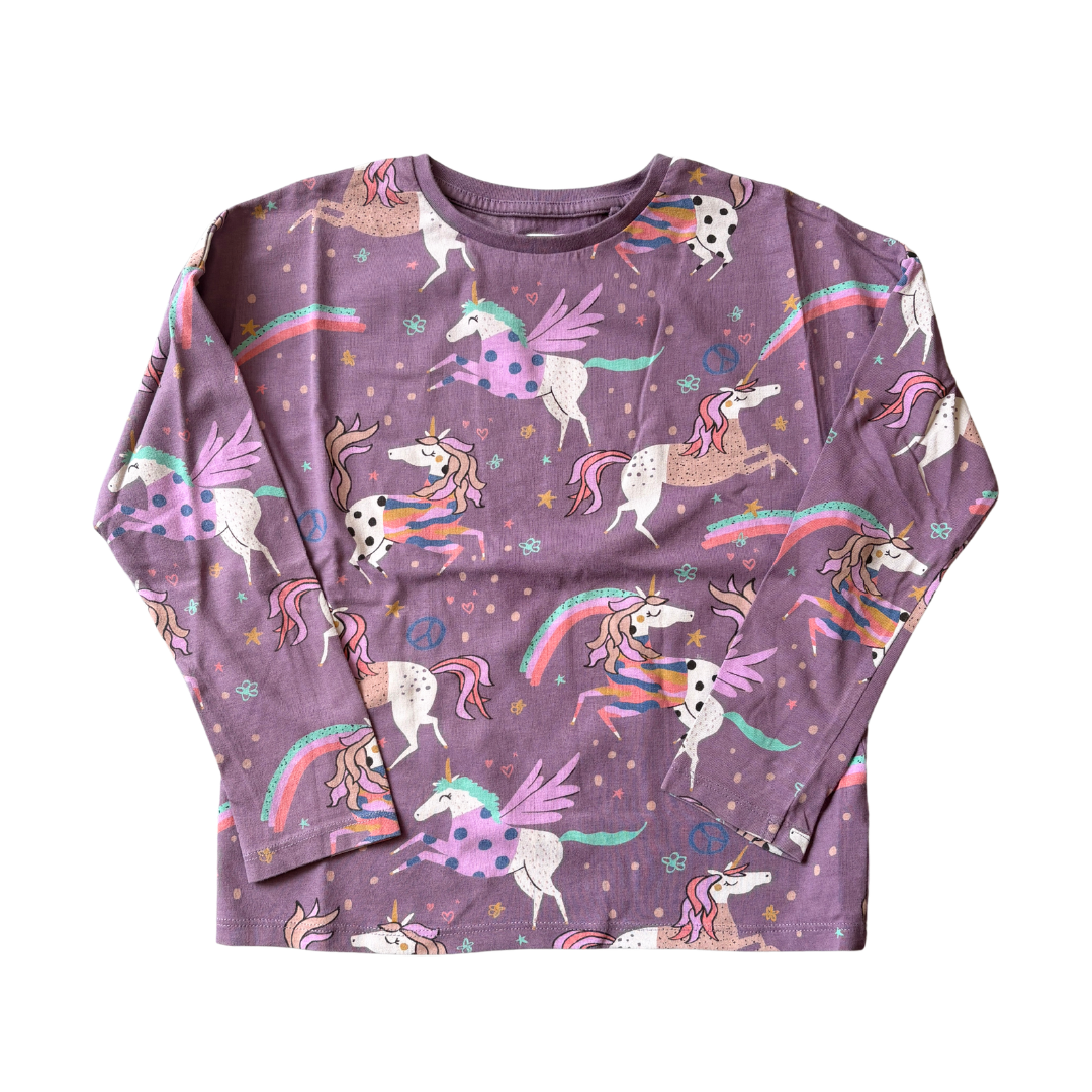 Unicorn Patterned Long Sleeved Top product image by Next