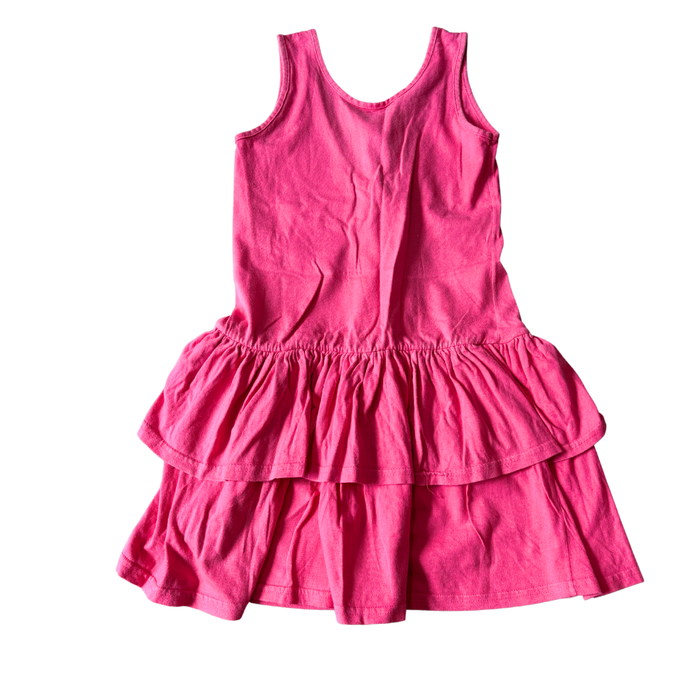 1980's Pink Tiered Summer Dress